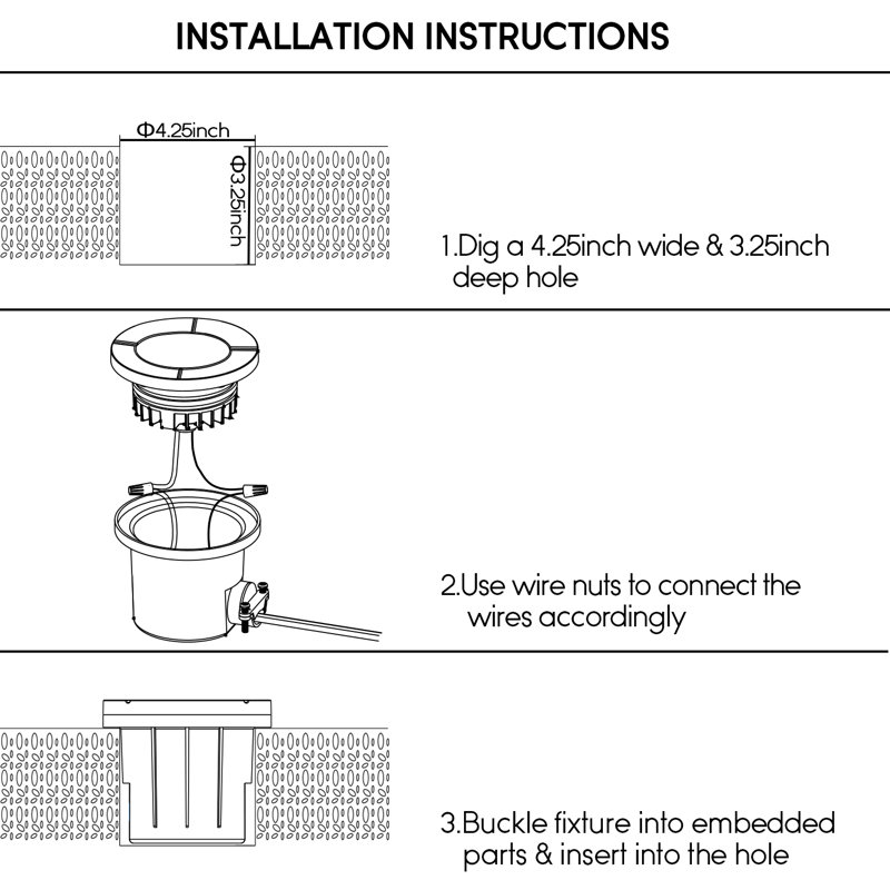 LEONLITE 6W LED Well Light, 1224V Low Voltage Flat Top InGround